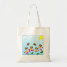 Bolso De Tela Sunny Day Bees Tote Bag