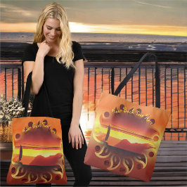 Bolso De Tela Sunny San Francisco Sunset 1124