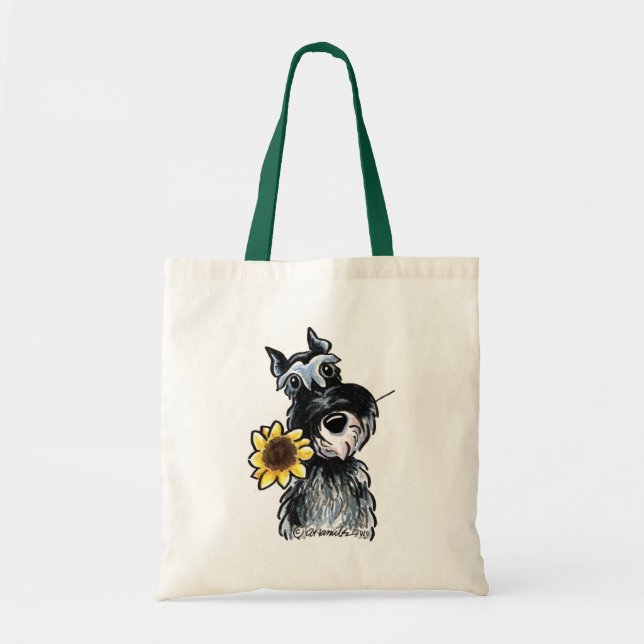 Bolso De Tela Sunny Schnauzer Classic (Frente)