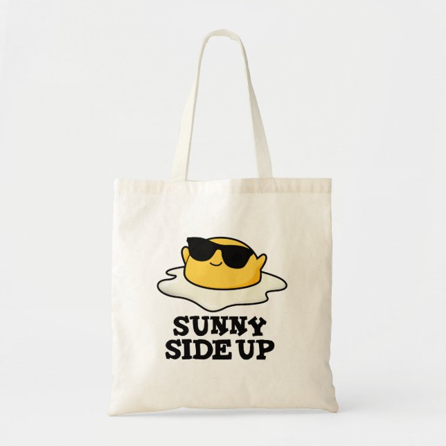Bolso De Tela Sunny Side Up Funny Fried Egg Pun (Frente)