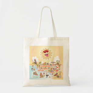 Bolso De Tela Sunny Southern California Personalizado Tote
