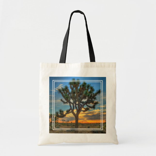 Bolso De Tela Sunrise At Joshua Tree Parque Nacional (Frente)