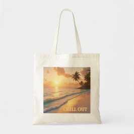 Bolso De Tela Sunrise Over the Shore - Tote sin fines plásticos