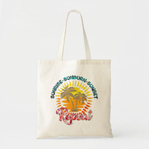Bolso De Tela Sunrise-Sunburn-Sunset-Repetir   Vacaciones de ver