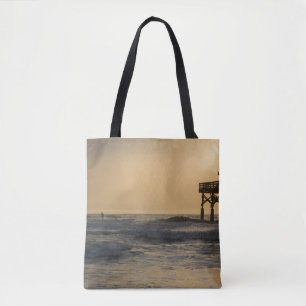 Bolso De Tela Sunrise y Paddleboarding
