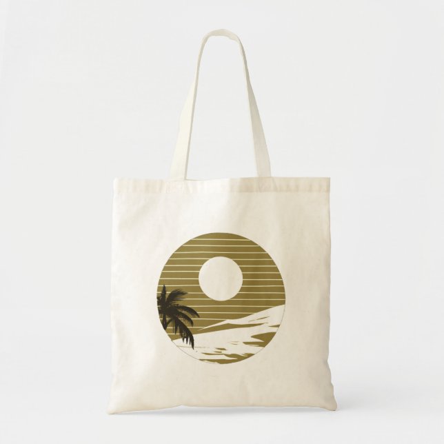 Bolso De Tela Sunset Beach (Frente)