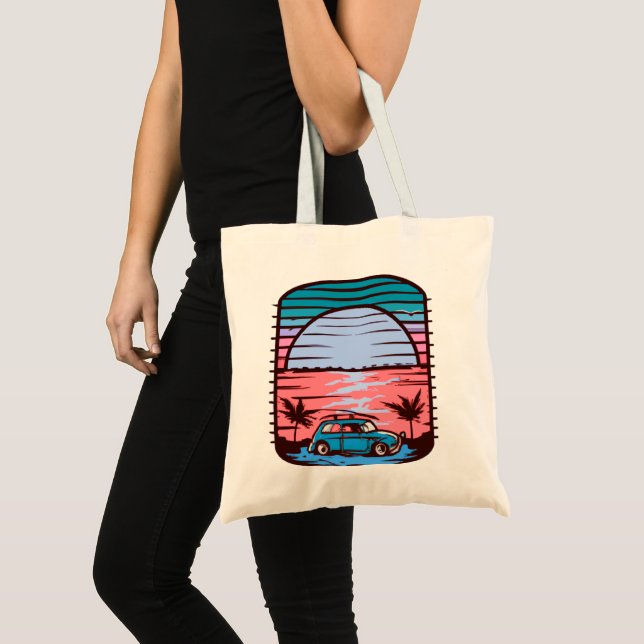 Bolso De Tela Sunset Beach (Anverso (producto))