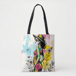 Bolso De Tela Sunset Garden Fashion Art Double Sided 🌺