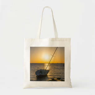 Bolso De Tela Sunset Sailboat Shipwrech Gulf Breeze FL Tote Bag