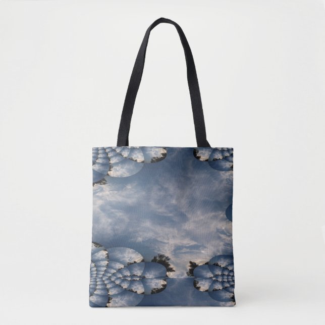 Bolso De Tela Sunset Skies Fractal (Anverso)