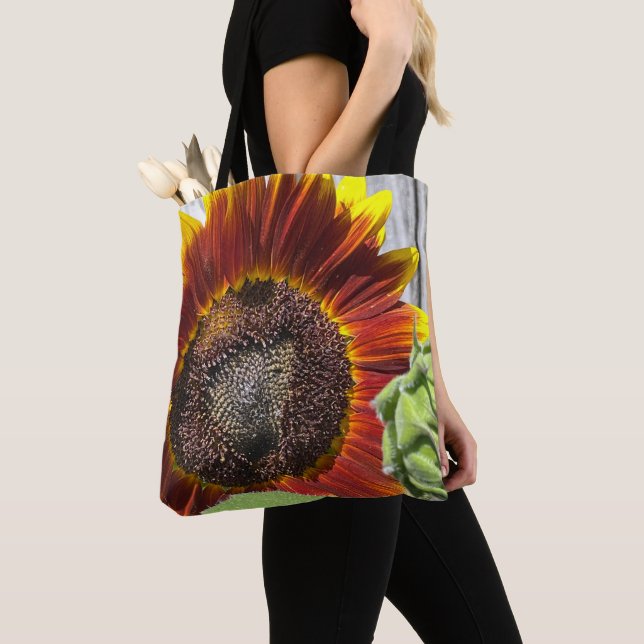 Bolso De Tela Sunset Sunflower (Detalle)