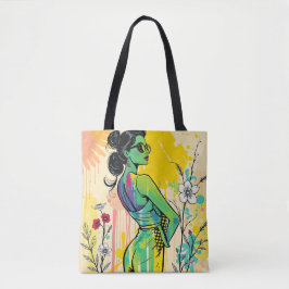 Bolso De Tela Sunset Tropic Duet