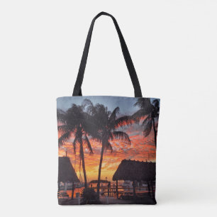 Bolso De Tela Sunset tropical de Florida Keys