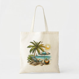 Bolso De Tela Sunshine Palm Beach vacaciones