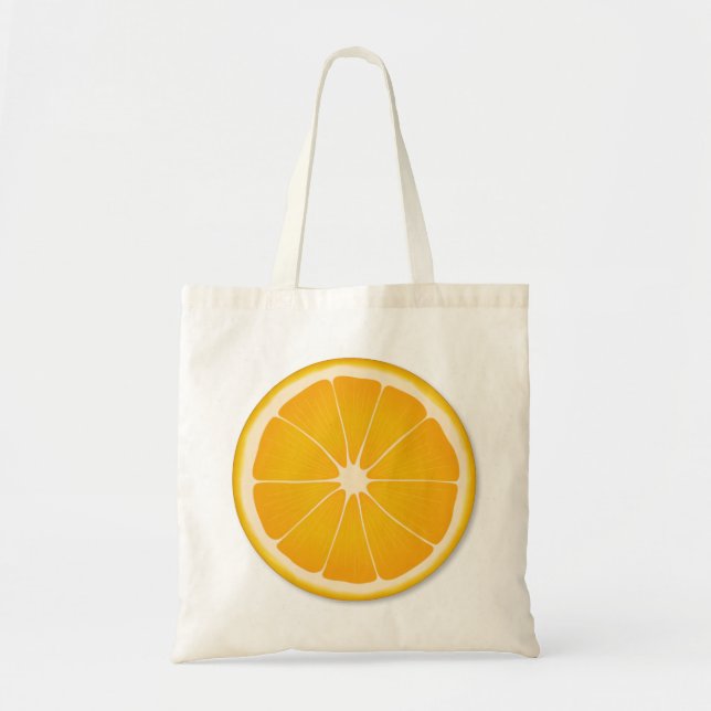 Bolso De Tela Sunshine Sweet Naranja (Frente)