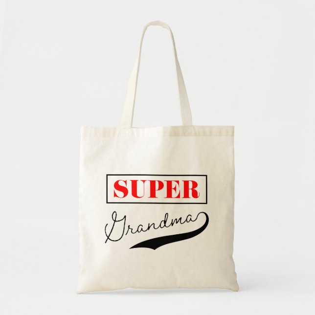 Bolso De Tela Super Abuela (Frente)