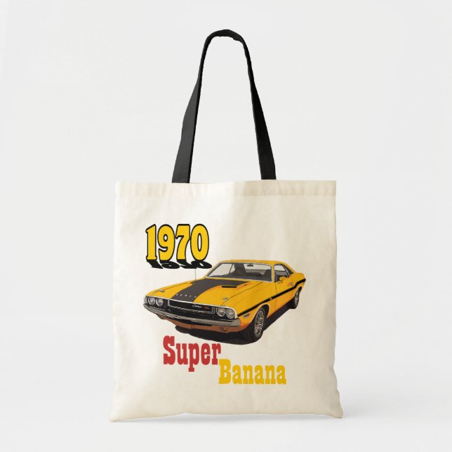 Bolso De Tela Super Banana (Frente)