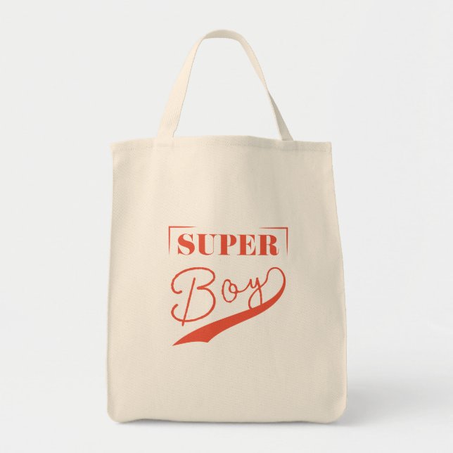 Bolso De Tela Super Boy (Frente)