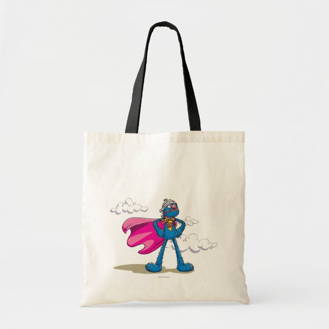 Bolso De Tela Super Grover (Frente)
