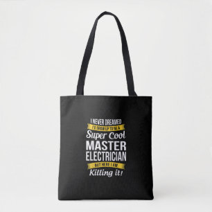 Bolso De Tela Super Guay Master Electrician Funny Gift
