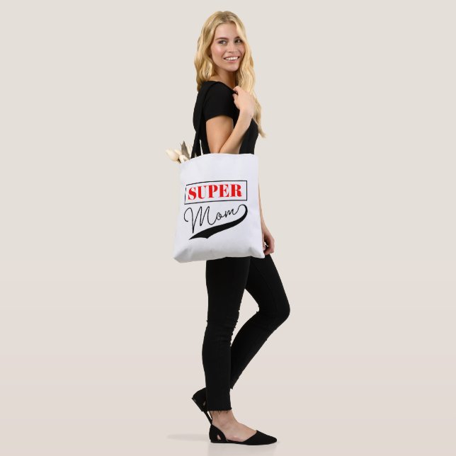 Bolso De Tela Super Mamá (Puesto)