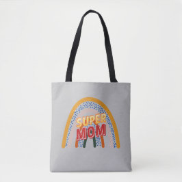 Bolso De Tela Super Mamá del Día de la Madre Moderna