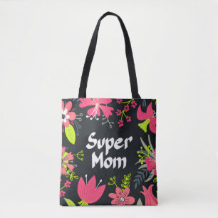 Bolso De Tela Super Mamá - Por el Día de la Madre