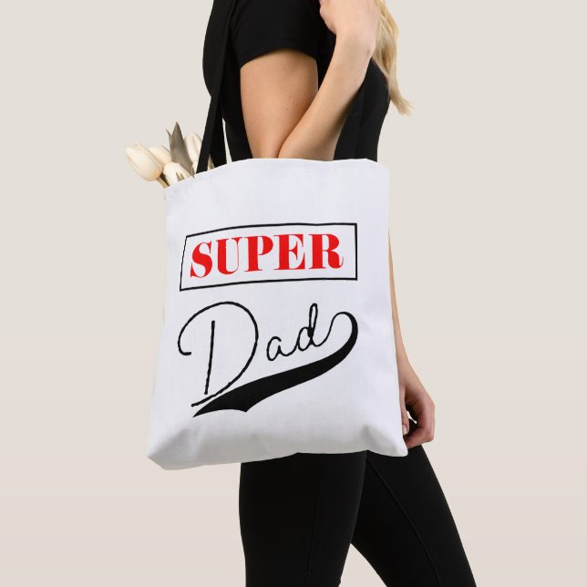Bolso De Tela Super Papá (Detalle)