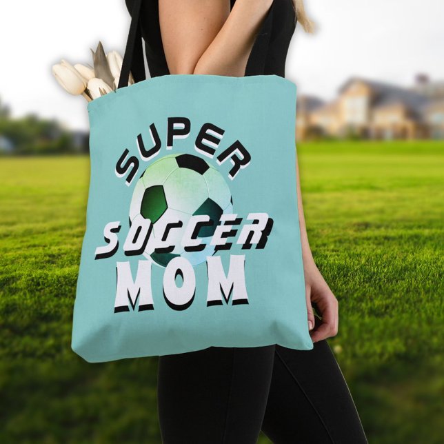 Bolso De Tela Super Soccer Mom Sport Día de la Madre (Subido por el creador)