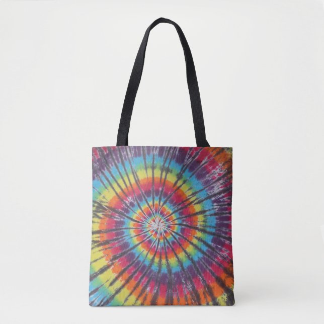 Bolso De Tela Super Swirl Tie Dye (Anverso)