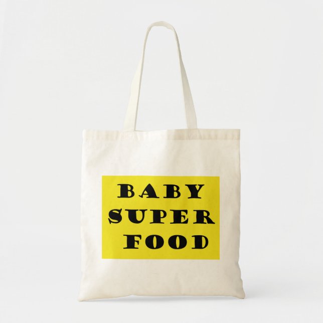Bolso De Tela Superalimento para bebés (Frente)