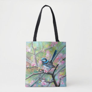 Bolso De Tela Superb Fairy Wren -