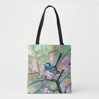 Bolso De Tela Superb Fairy Wren -