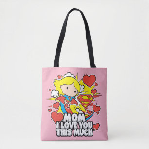 Bolso De Tela Superchica Te amo tanto