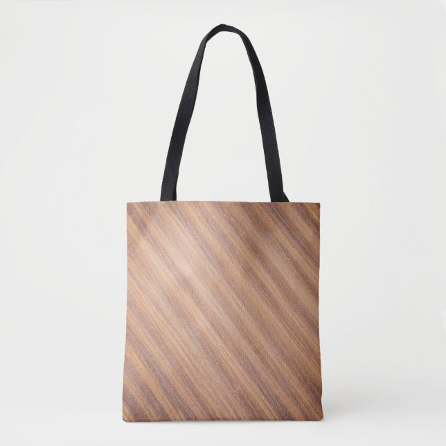 Bolso De Tela Superficie de madera marrón (Anverso)