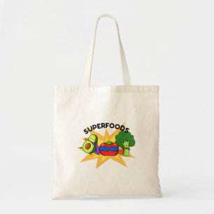 Bolso De Tela Superfood Divertido bollo vegetal