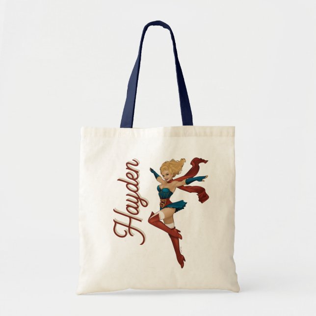 Bolso De Tela Supergirl Bombshell (Frente)