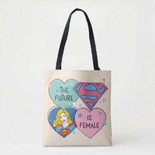 Bolso De Tela Supergirl "El futuro es mujer"