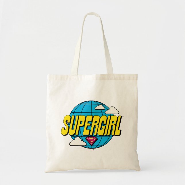 Bolso De Tela Supergirl Global Pop Graphic (Frente)