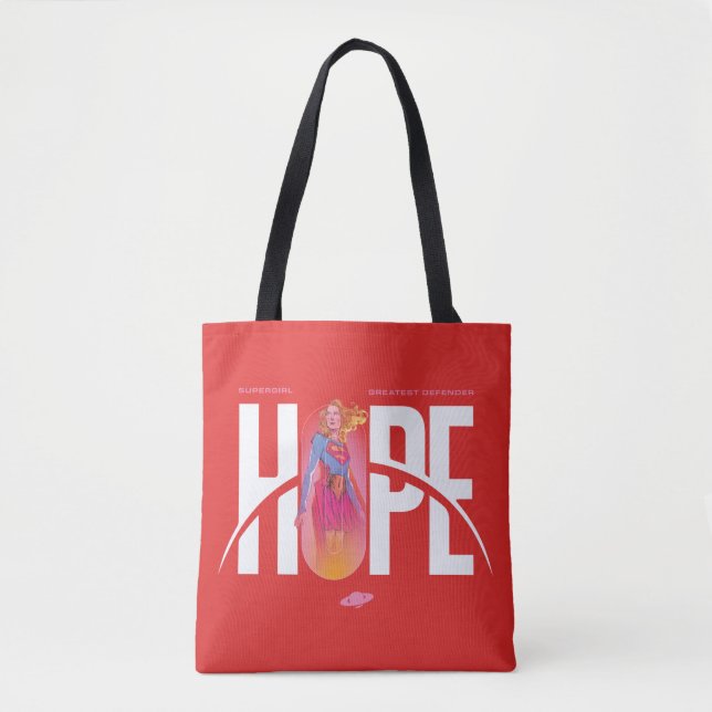 Bolso De Tela Supergirl Hope (Anverso)