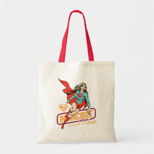 Bolso De Tela Supergirl invencible retro gráfico