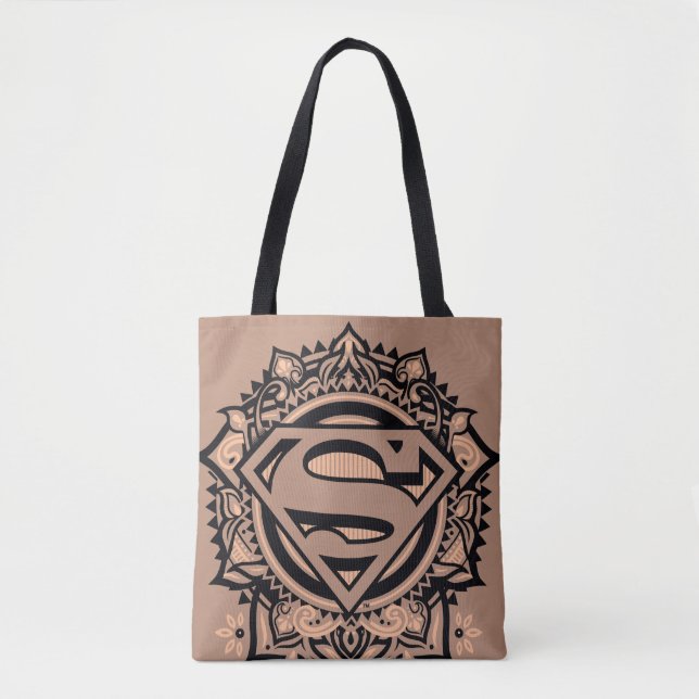 Bolso De Tela Supergirl Mandala Graphic (Anverso)