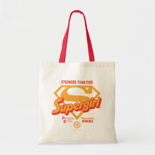 Bolso De Tela Supergirl más fuerte que nunca retro gráfico