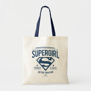 Bolso De Tela Supergirl mejor que nunca retro gráfico