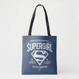 Bolso De Tela Supergirl mejor que nunca retro gráfico