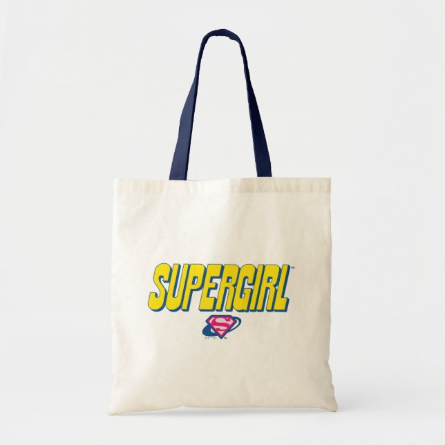 Bolso De Tela Supergirl Pop Logo (Frente)