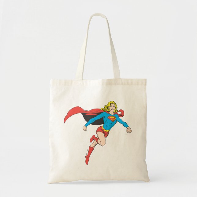 Bolso De Tela Supergirl Pose 1 (Frente)