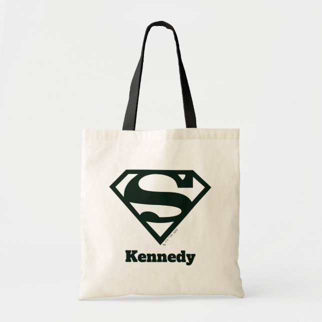 Bolso De Tela Supergirl Solid S-Shield (Frente)