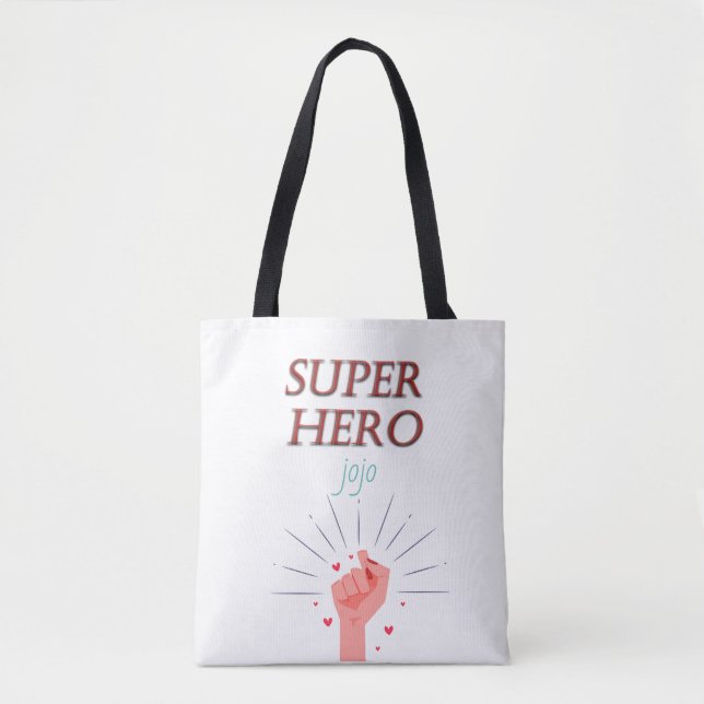 Bolso De Tela superhéroe (Anverso)