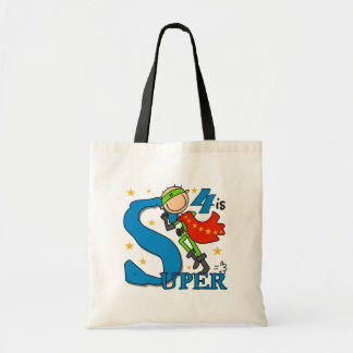 Bolso De Tela Superhéroe Boy 4 camisetas y regalos de cumpleaños